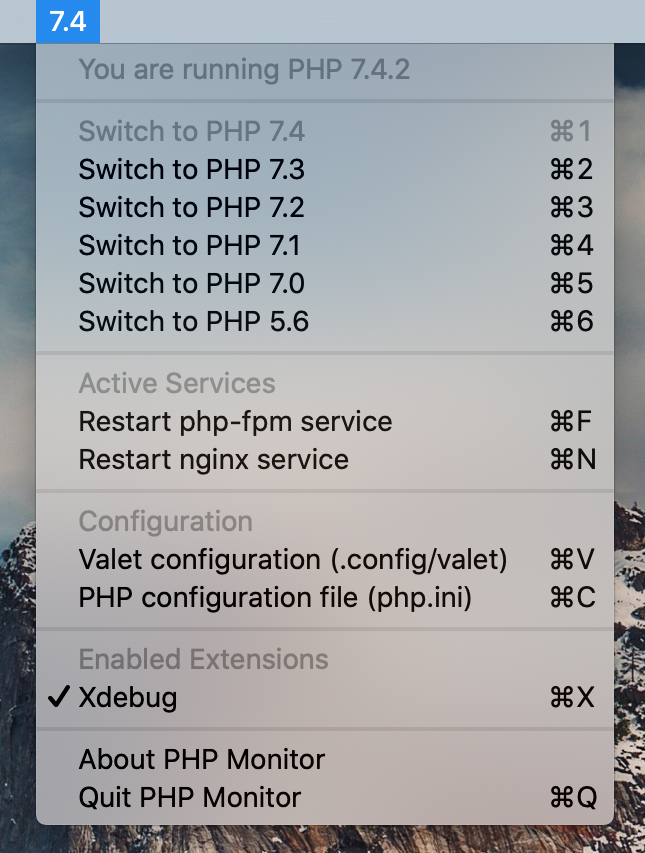 phpmon screenshot