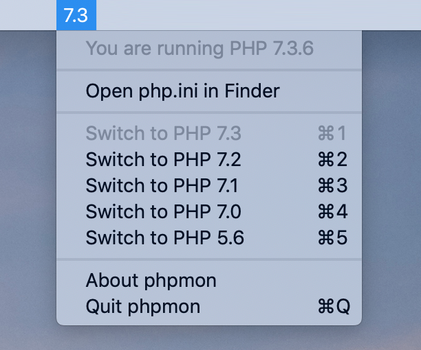 phpmon screenshot